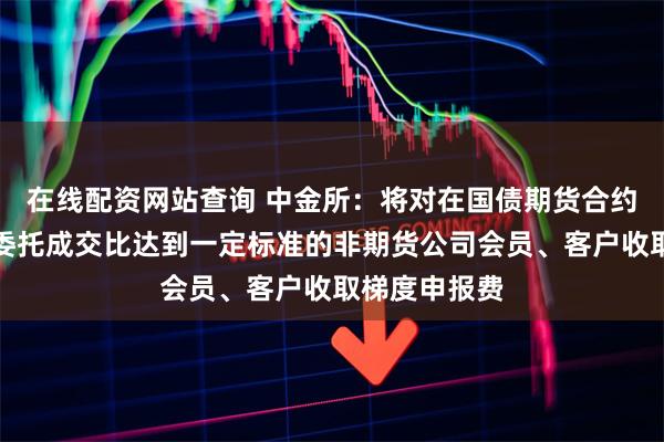 在线配资网站查询 中金所：将对在国债期货合约上信息量和委托成交比达到一定标准的非期货公司会员、客户收取梯度申报费