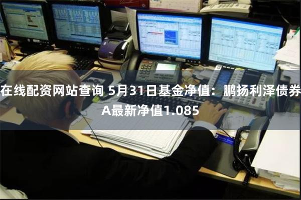 在线配资网站查询 5月31日基金净值：鹏扬利泽债券A最新净值1.085